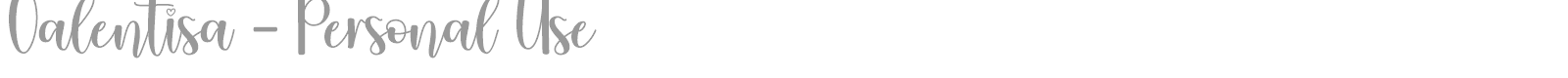 Valentisa font preview